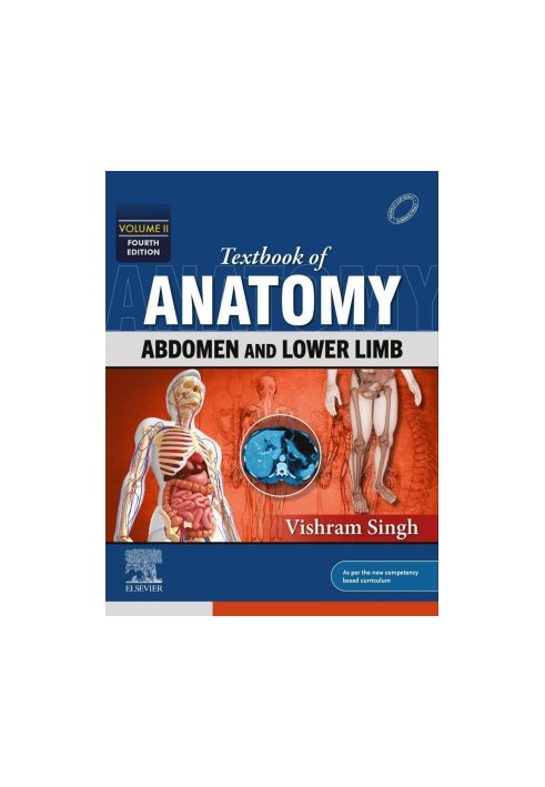 Textbook of Anatomy Abdomen and Lower Limb, Vol II, 4th Edition