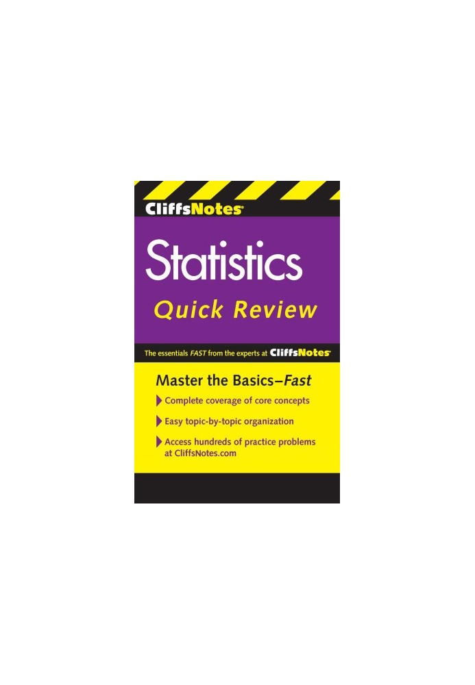 CliffsNotes: Statistics Quick Review, 2nd Edition