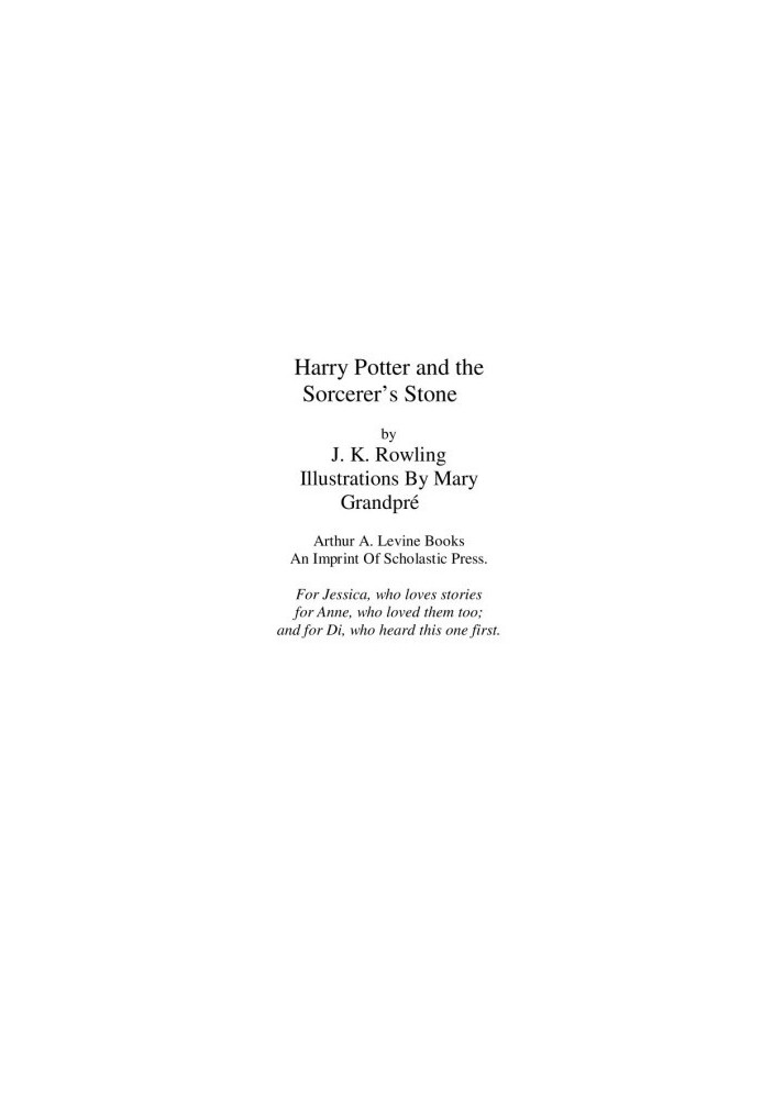 Harry Potter and the Sorcerer's Stone