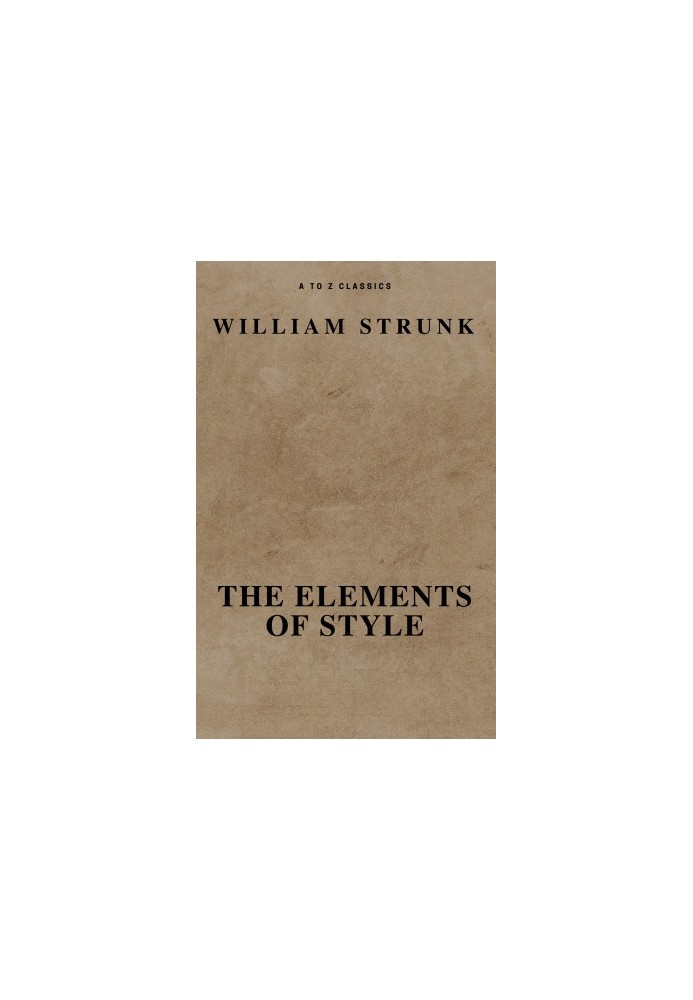 The Elements of Style