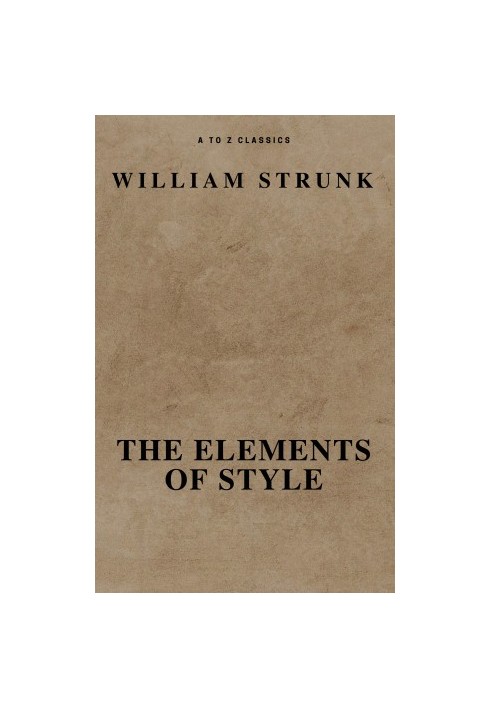 The Elements of Style