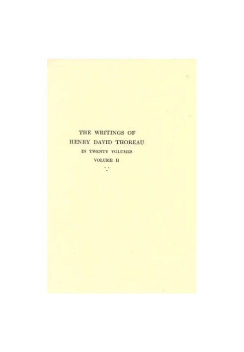 The Writings of Henry David Thoreau in 20 Volumes