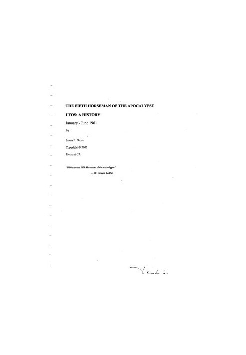 UFOs: A History 1961: January- June