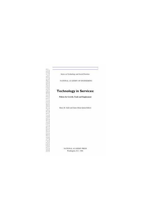 Technology in Services : Policies for Growth, Trade, and Employment