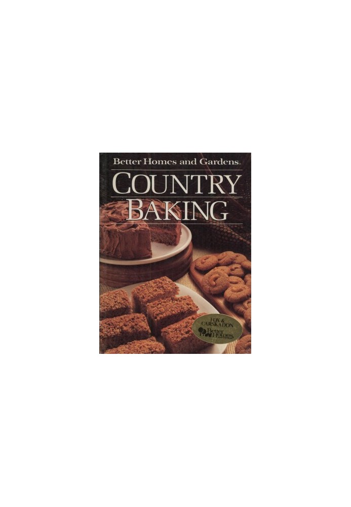 Better Homes & Gardens Country Baking