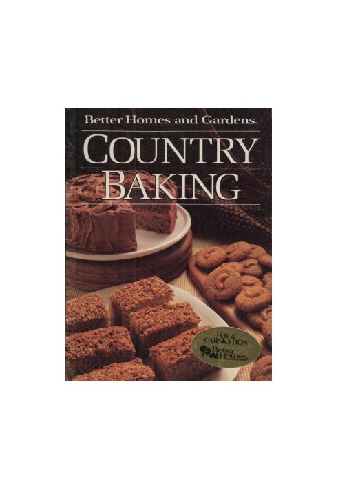 Better Homes & Gardens Country Baking
