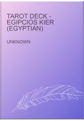 Tarot Deck - Egipcios Kier (Egyptian)