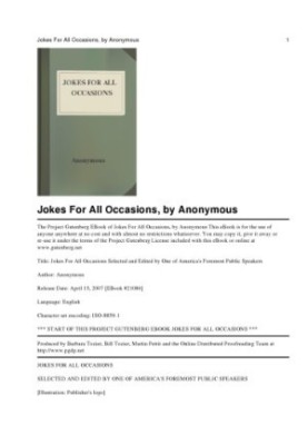Jokes for All Occasions