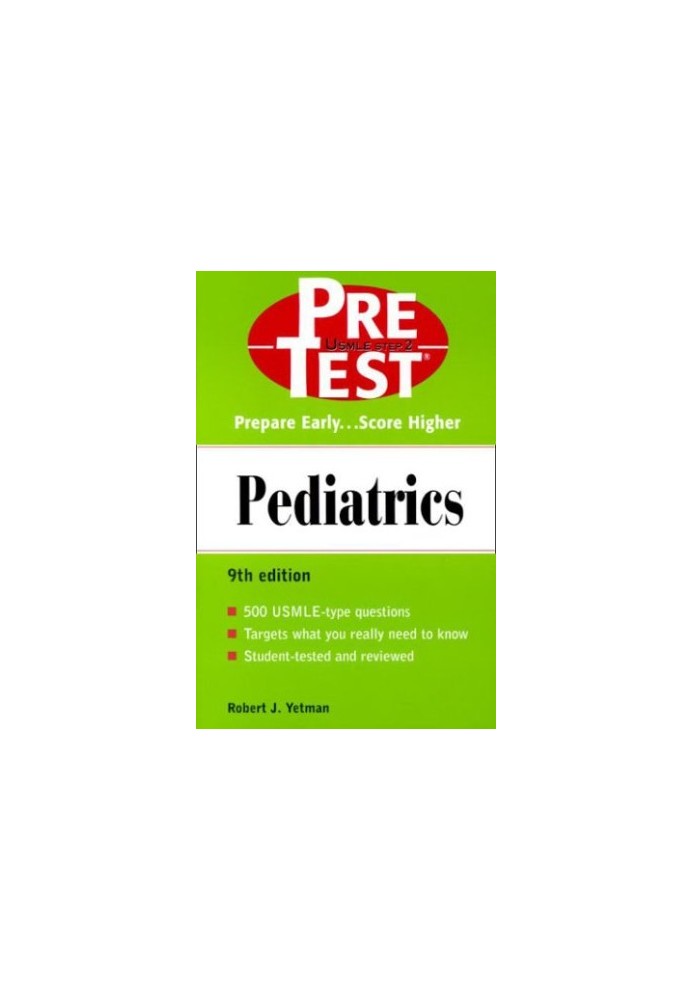 Pediatrics - PreTest Self-Assessment and Review