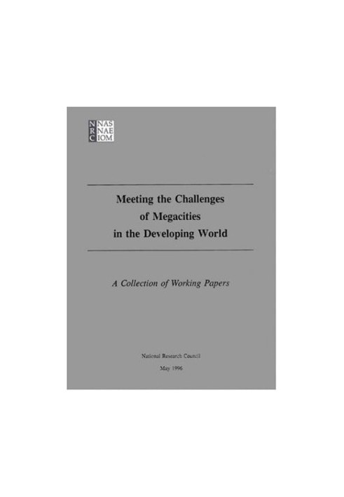 Meeting Megacity Challenges - A Role for Innovation and Technology