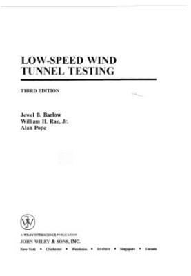 Low Speed Wind Tunnel Testing