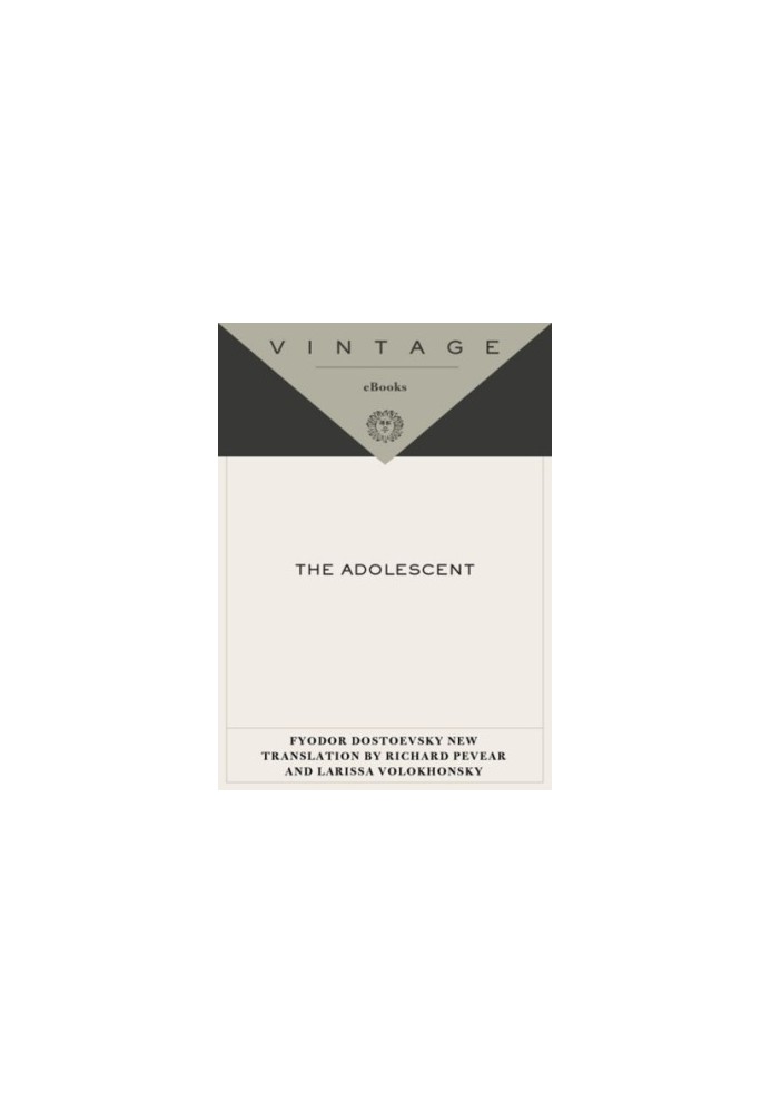 The Adolescent (Vintage Classics)
