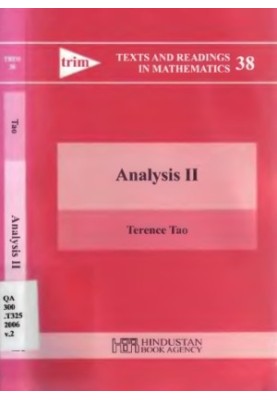 Analysis II