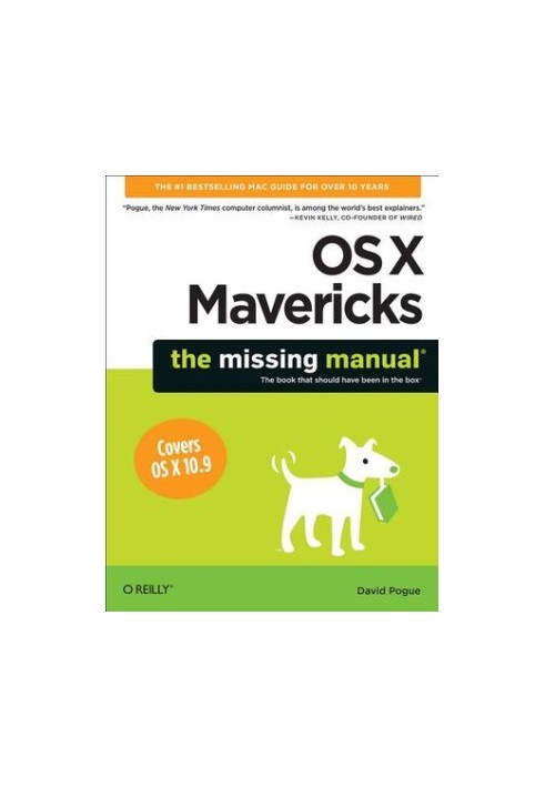 OS X Mavericks: The Missing Manual