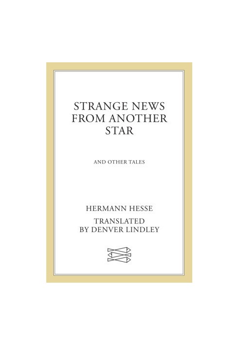 Strange News from Another Star