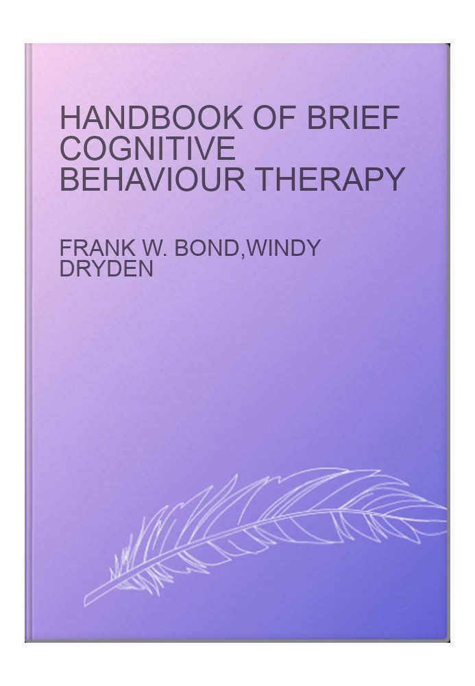 Handbook of Brief Cognitive Behaviour Therapy
