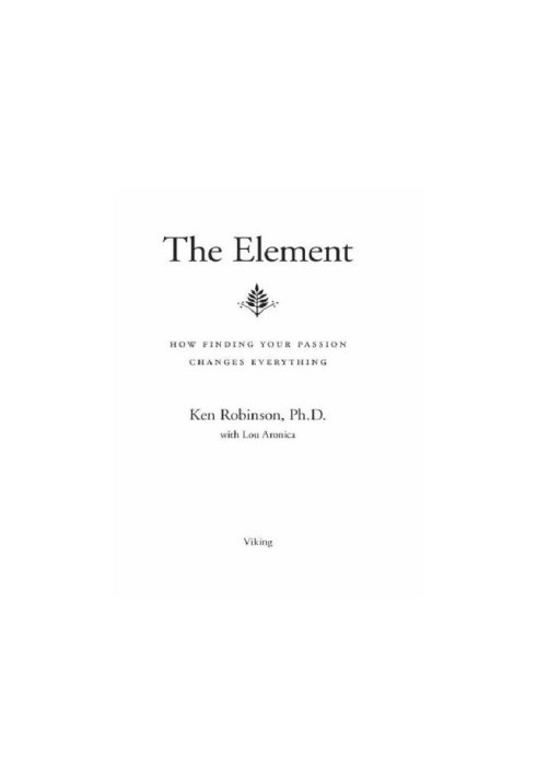 The element: how finding your passion changes everything