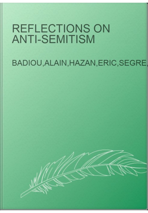 Reflections on anti-semitism