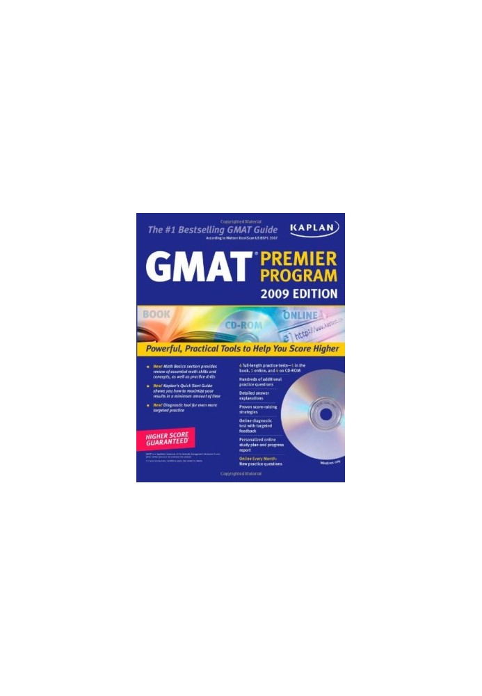 Kaplan GMAT Premier Program, 2009 (Book Only)