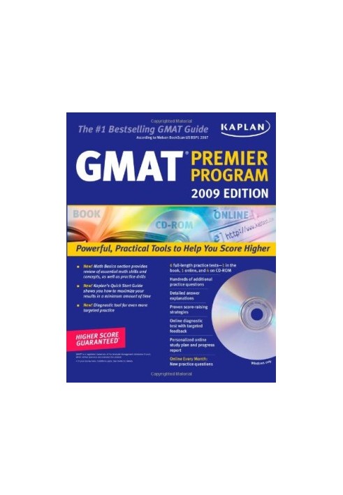 Kaplan GMAT Premier Program, 2009 (Book Only)