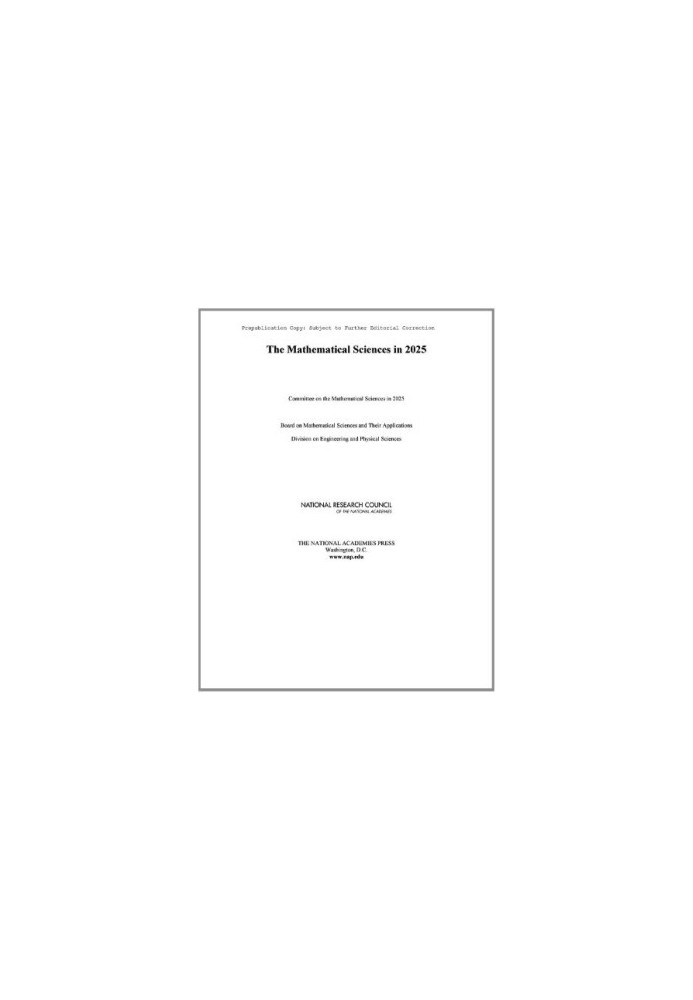 The Mathematical Sciences in 2025