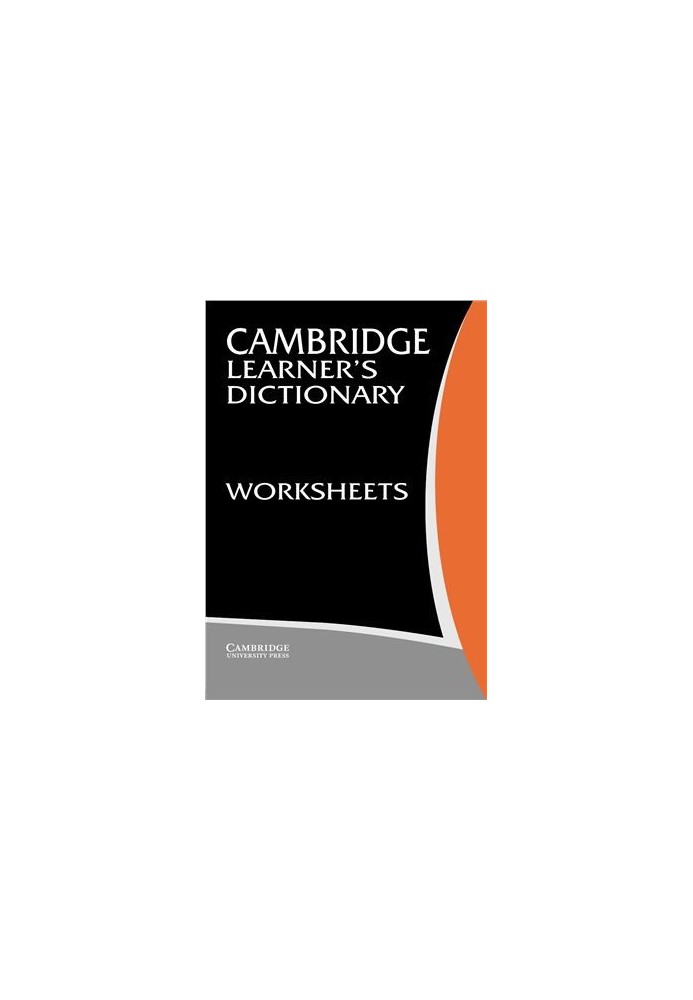 Cambridge Learner's Dictionary Worksheets