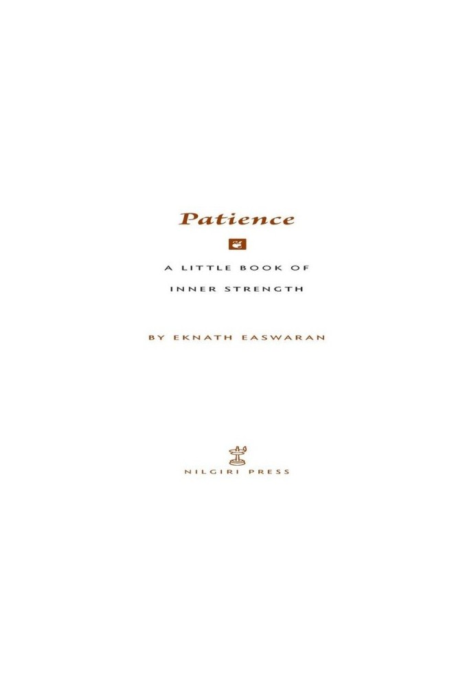 Patience: A Little Book of Inner Strength