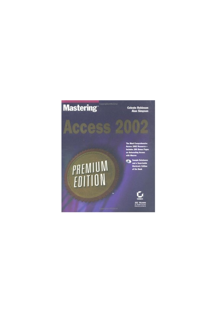 Mastering Access 2002 Premium Edition