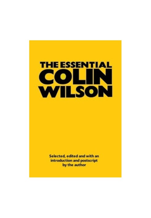 The essential Colin Wilson