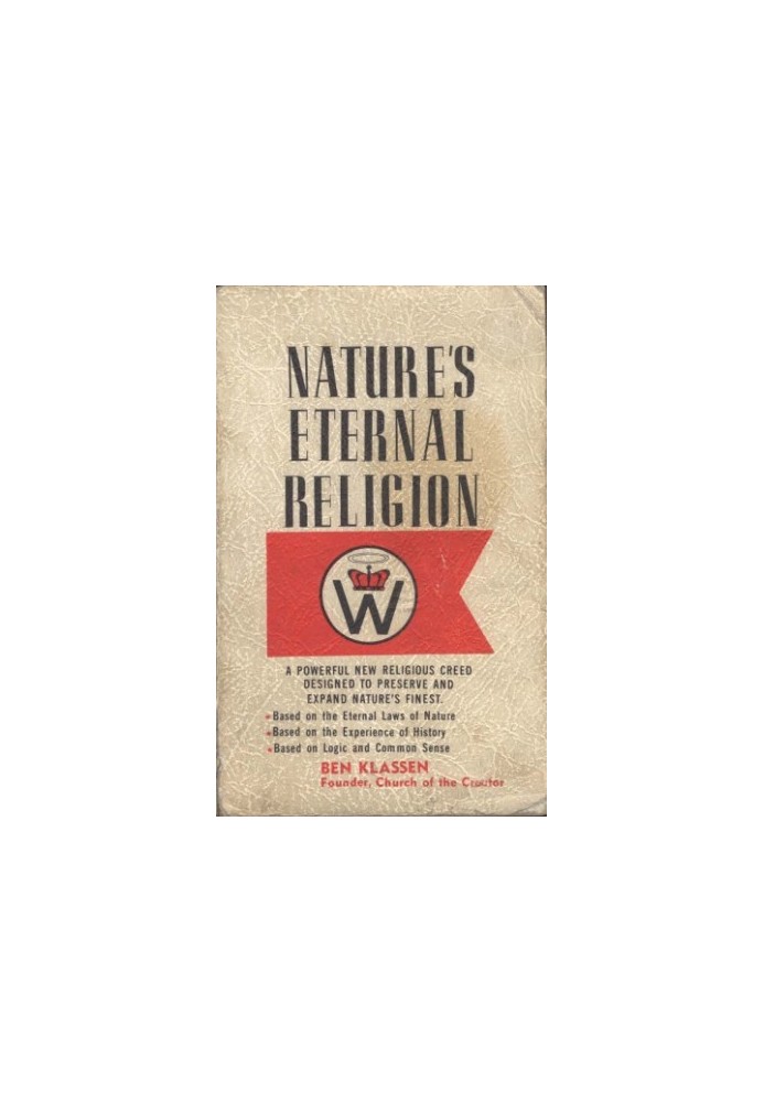 Nature’s Eternal Religion