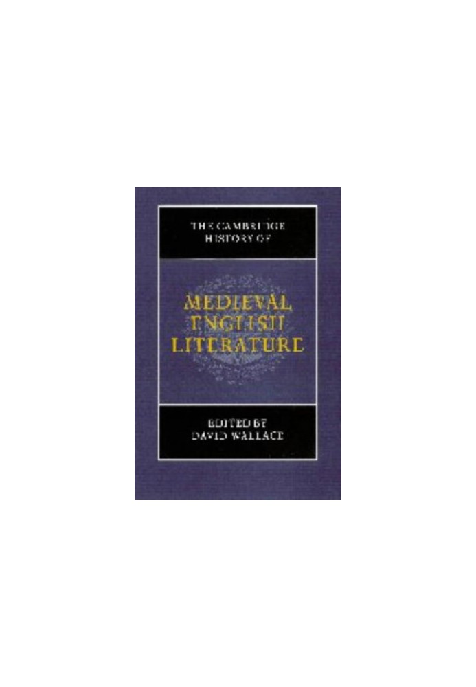 The Cambridge History of Medieval English Literature