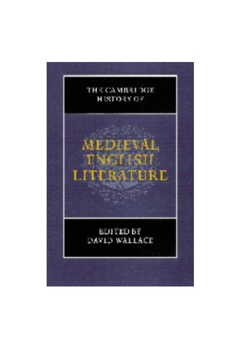 The Cambridge History of Medieval English Literature