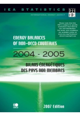 Energy Balances of Non-OECD Countries 2004/2005.