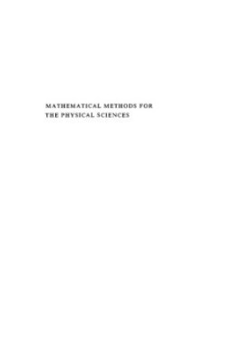 Mathematical methods for the physical sciences : an informal treatment for students of physics and engineering