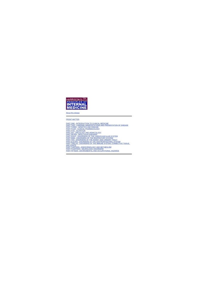 Harrison's Principles Of Internal Medicine