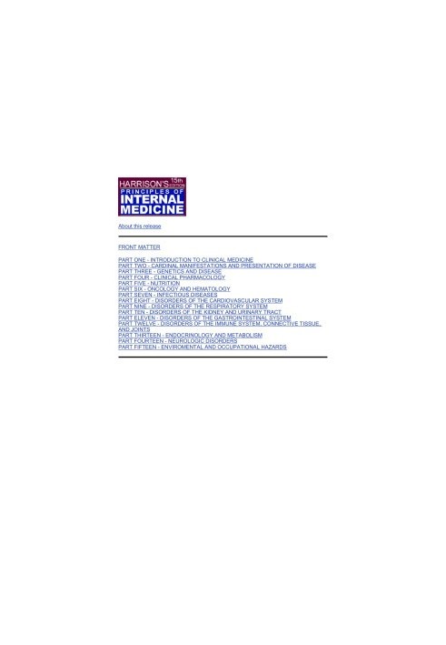 Harrison's Principles Of Internal Medicine