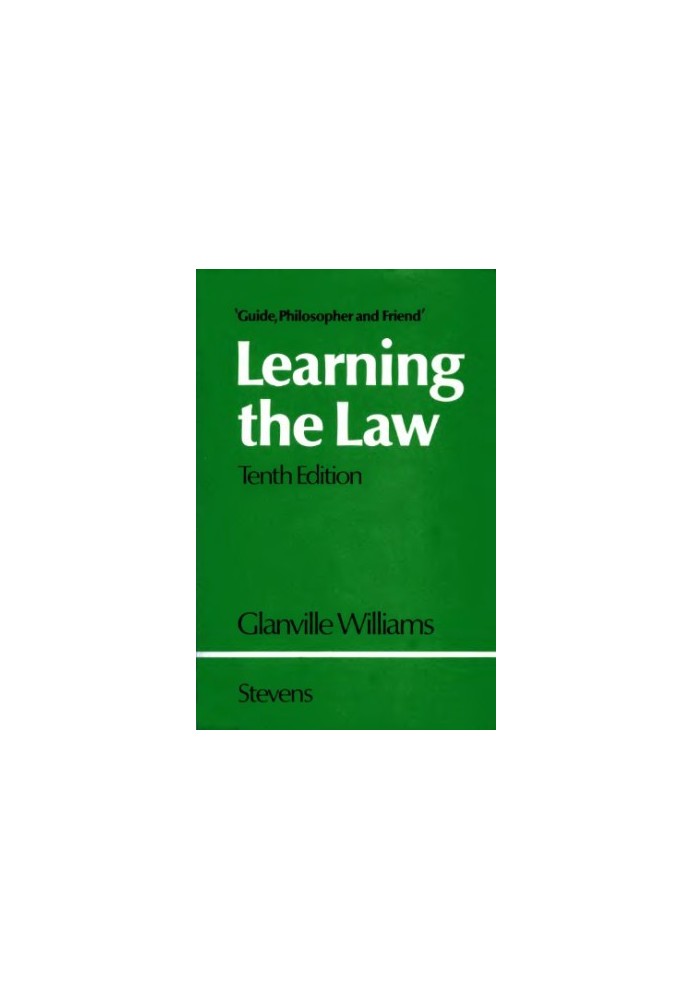 Learning the Law
