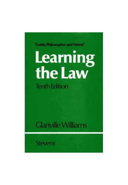 Learning the Law