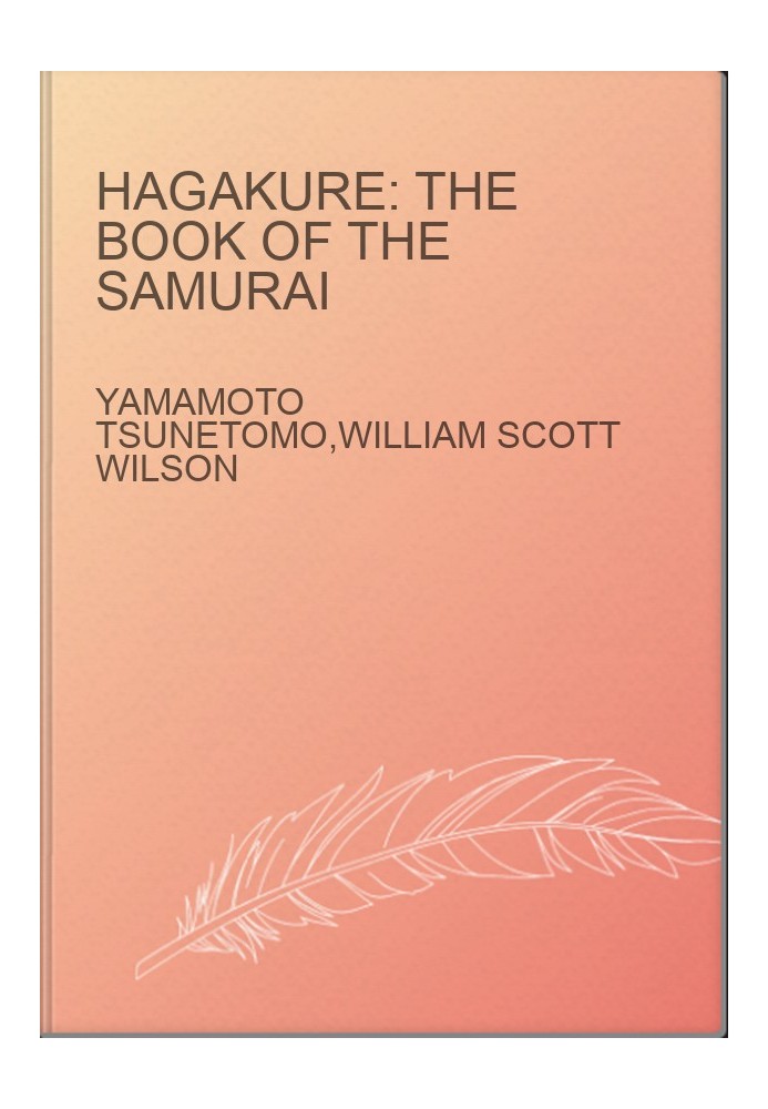 Hagakure: The Book of the Samurai