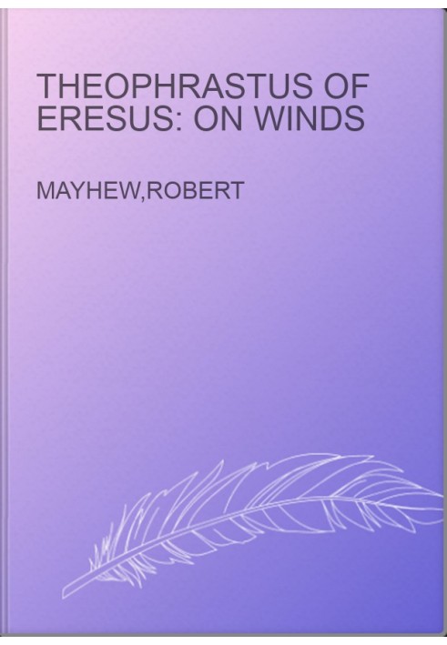 Theophrastus of Eresus: On winds