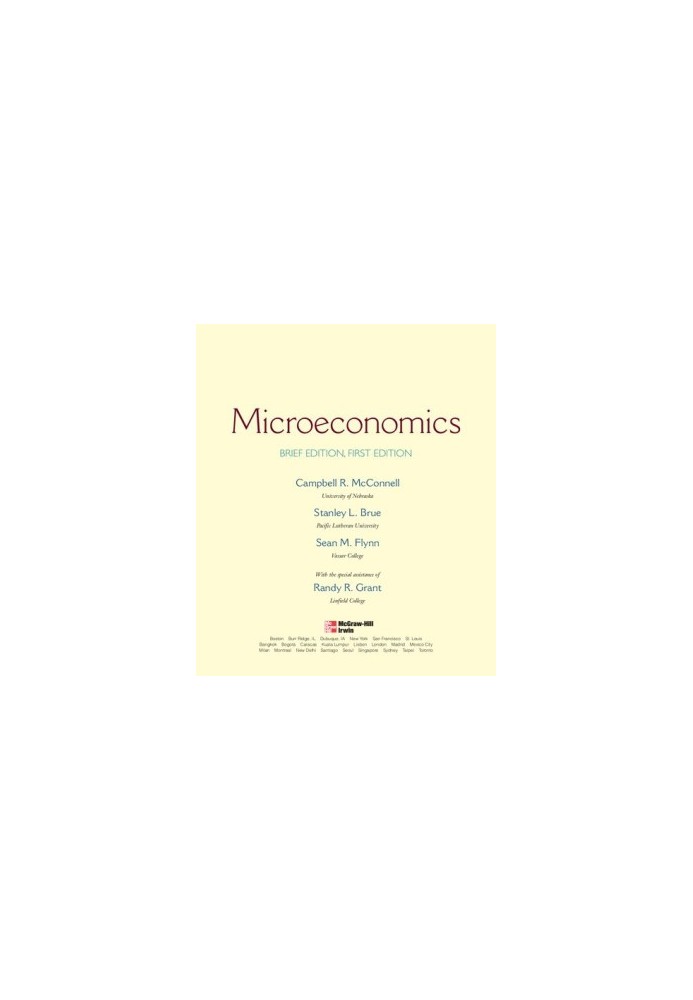 Microeconomics, Brief Edition