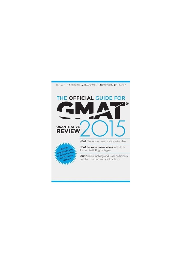 The Official Guide for GMAT Quantitative Review 2015