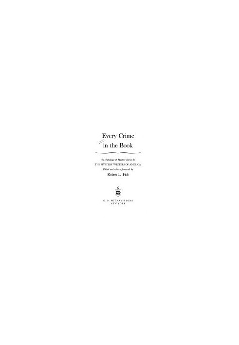 Every Crime In The Book: An Anthology Of Mystery Stories