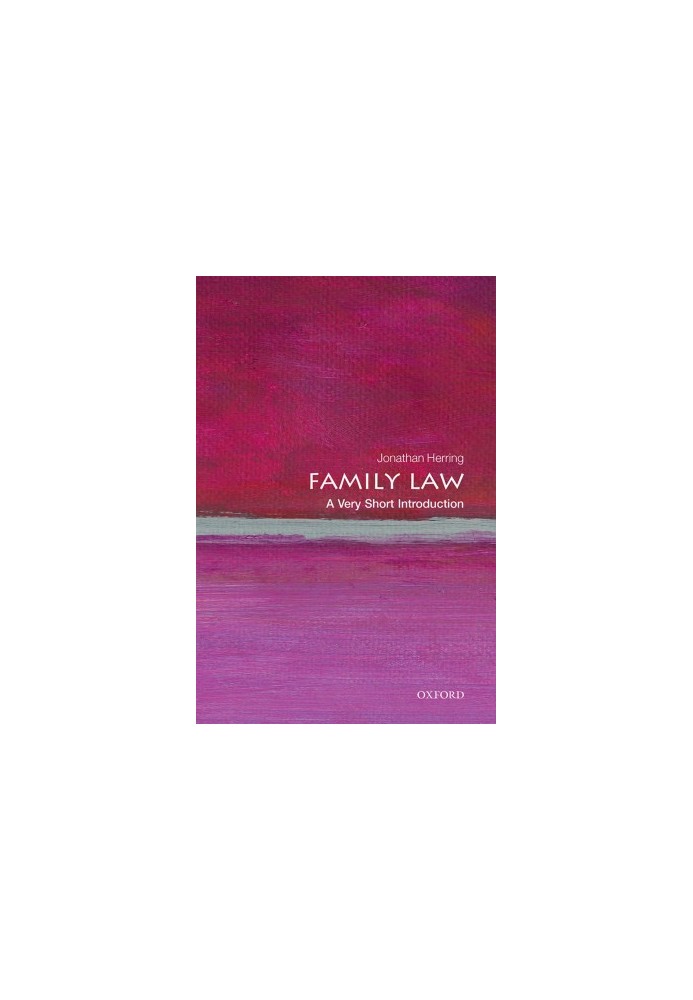 Family Law: A Very Short Introduction