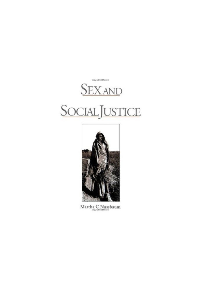 Sex and Social Justice