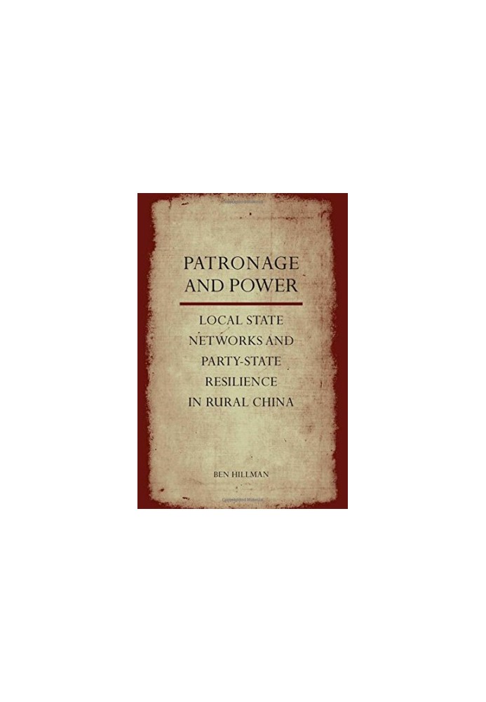 Power and patronage : local state networks and party-state resilience in rural China