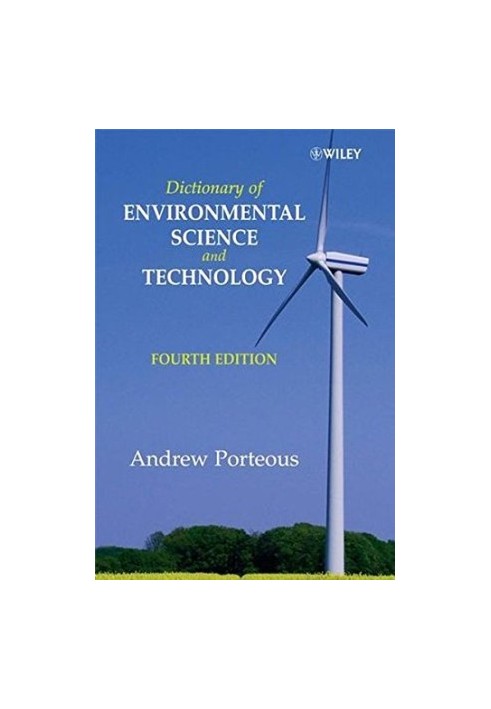 Dictionary of environmental science and technology
