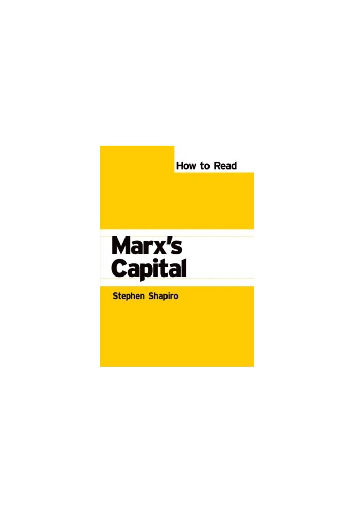 How to read Marx's Capital