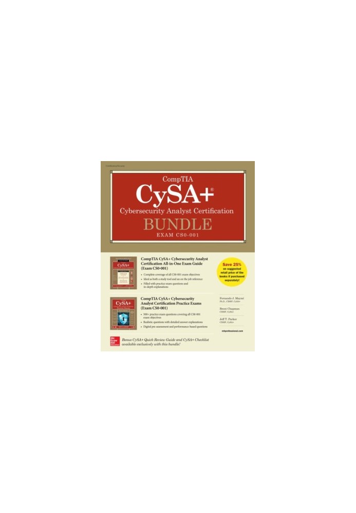 Comptia Cysa+ Cybersecurity Analyst Certification Bundle (Exam Cs0-001)