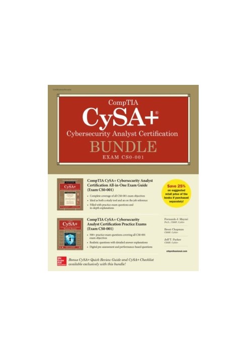 Comptia Cysa+ Cybersecurity Analyst Certification Bundle (Exam Cs0-001)